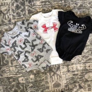Infant Under Armour onesies